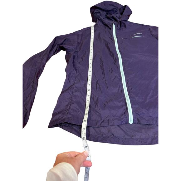 PATAGONIA Purple Houdini Ultra light Shell Windbreaker Jacket Women's Medium - Picture 8 of 9